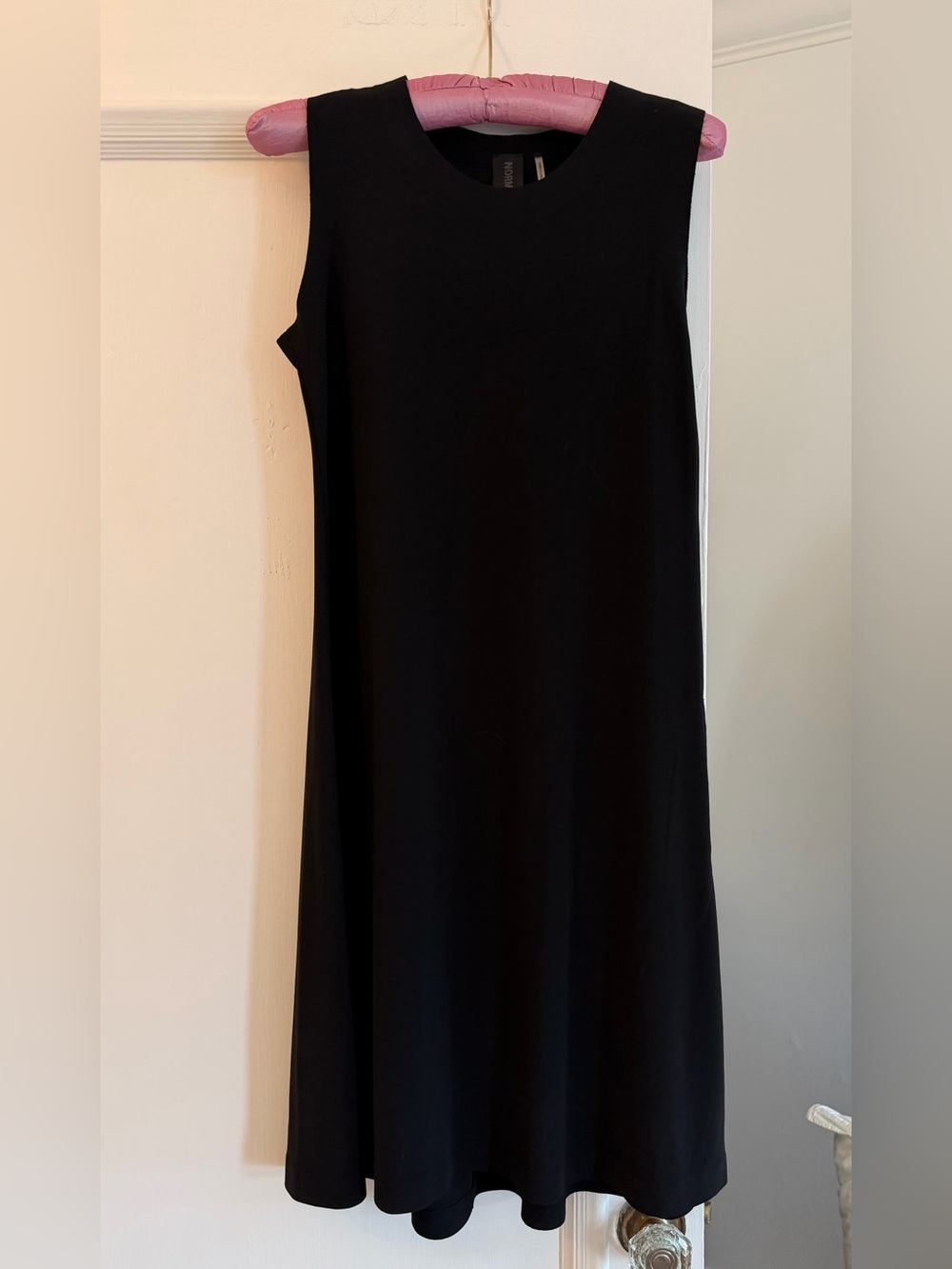 Norma Kamali Black Sleeveless Mini Dress